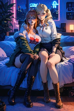[Levi's creations] Ann X Futaba [AI Generated] 作品封面