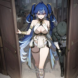 [Pixiv (BCSnail)129680761] 도박으로 빚진 남친 때문에 빚 면제 3판2선 섹스 승부를 하게 된 유노 [AI Generated]