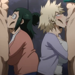 [Tbaanime] Bakugo family x Midoriya family [AI Generated]