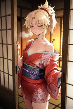 [NTR＆BBC ERION] 【FGO】 Mordred kimono (Patreon)  [AI Generated]
