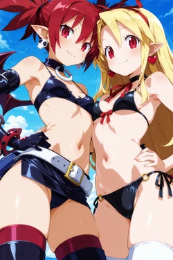 (Thebardspirit) Etna and Flonne [AI Generated] 作品封面