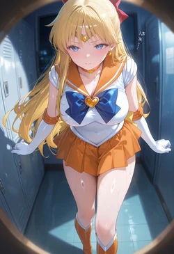 [ぱられるの世界] Sailor Venus - Changing Room (Patreon) (AI Generated) 作品封面