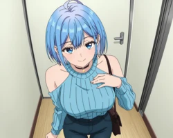 Ponchoman - Himari Inuzuka - Can a Boy-Girl Friendship Survive? (UNCENSORED) 70 IMAGES (Patreon) [AI Generated]