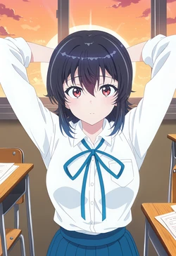 [TripleRice] Asanagi Umi (朝凪海) #001 | I Became Friends with the Second Cutest Girl in Class [AI Generated]
