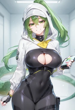 [ChocoPizza / ChocoBurger] Fluorite (Arknights) 400 [AI Generated]