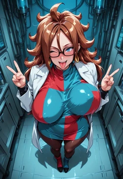 YoruNeko - Android 21 (Dragon Ball) AI Generated