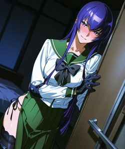 [Normitity] Saeko Busujima Blacked (Patreon) [AI Generated]