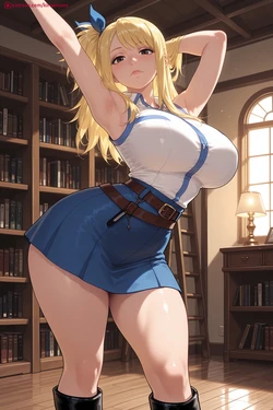 [Kira Amane] [Request] Lucy Heartfilia - Fairy Tail [AI Generated] 作品封面