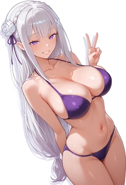 [Lusty Nymphi] [384p] Emilia (Re:Zero) (Patreon) [AI-generated] 作品封面