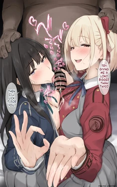[Riboshika] Netorase Recoil 1&2 (Lycoris Recoil)