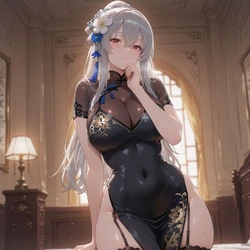 [kkleo] Saint Louis-Azur Lane (AI Generated) 作品封面