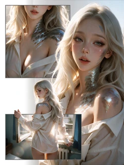 [Jessie AI] JA 075: Snake 小白蛇 [AI Generated] 作品封面