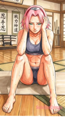 Sakura Haruno Sweaty In Undies - Part 2 (SelletionOmega) [AI Generated]