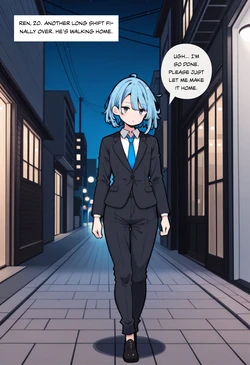 [Nanorumi]The Living Suit [AI Generated]