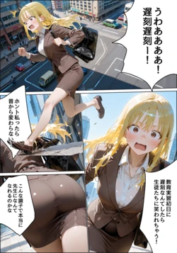 [デロデロ] キューティーエロイン・イエロー vs 「亜空間・強○オナホール」 [AI Generated]