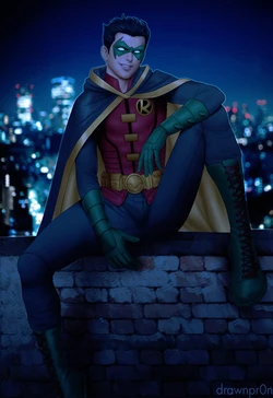 [drawnpr0n] Damian Wayne (Robin) 作品封面