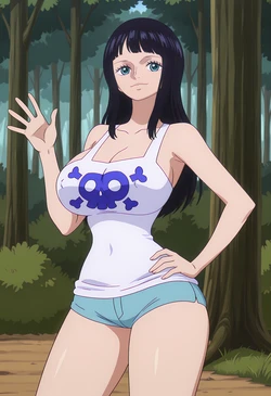 [Aindroidparanoid] Nico Robin - One Piece [AI Generated] 作品封面