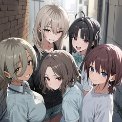 [AI Generated] 被gbc五人榨干