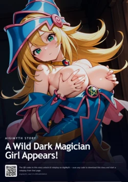 A Wild Dark Magician Girl Appears! [AI Generated]