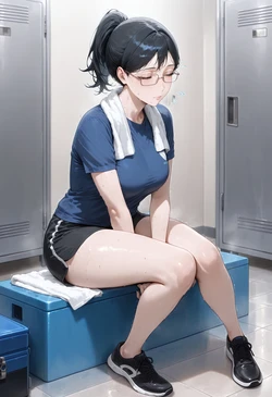 [LewdCreations] Kiyoko Shimizu After Volleyball | Haikyū!! REQUEST [74] (Patreon) [AI Generated]