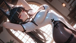 [AIArt GiWu] Hoshimi Miyabi - Zenless Zone Zero (Patreon) [AI Generated] 作品封面