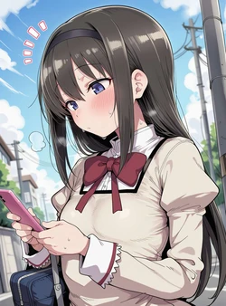 【おねしょたん】暁美ほむら [AI Generated]