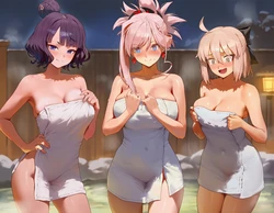 [Oishi Okaze] hokusai&musashi&souji [AI Generated] 作品封面