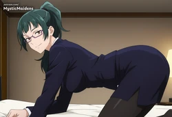 [Mystic Maidens] Maki Zenin 禪院 真希 (Jujutsu Kaisen) | Full Set (116) [AI Generated]