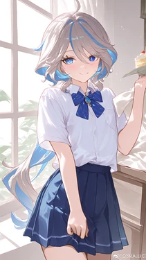 [BeeRice]今天是芙宁娜生日，她想吃你的奶油！ [AI Generated]