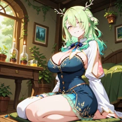 [Hentai Hideout] Ceres Fauna | VTuber | Full Set (Patreon) [AI Generated] 作品封面