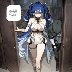 [Pixiv (BCSnail)129680761] Iuno's Sex Bet for BF's Debt [AI Generated]