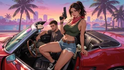 [SvirARTStudio] Lucia Caminos and Jason Duval GTA 6 (DRAFT) [AI Generated]