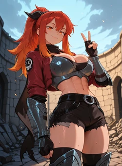 [Revy Neon] Surena Lysandra - From Old Country Bumpkin to Master Swordsman (Patreon) [AI Generated]