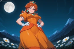 [Stoker] Princess Daisy-Night walk [AI Generated]