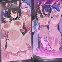 [patreon] kkoi Tentacles and Futas with Machinery (2) [AI Generated]