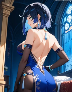 [Lord of Waifus] Yelan "Genshin Impact" | 4K set [AI Generated]