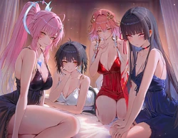 [Oishi Okaze] WUWA Harem (154p) [AI Generated] 作品封面