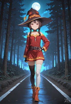Megumin - Taken in the Night [AI Generated] 作品封面