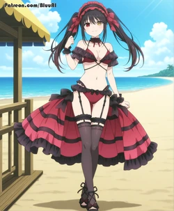 [Bluu AI] [Extra] Tokisaki Kurumi | Date a Live [AI Generated]