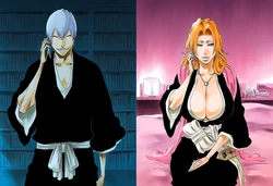 Sticky - Bleach manga style - Rangiku Cheating whilst on a call with her lover [AI Generated]