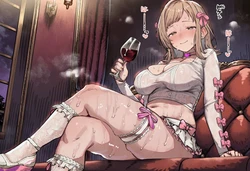 [CoCher] 櫻木さくらぎ - 祝杯のあと、朝まで濃密に [AI Generated]