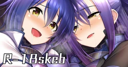 [ment50] 魔法少女リリカルなのはのスバルとギンガがナンバーズになって絡み合う絵 作品封面