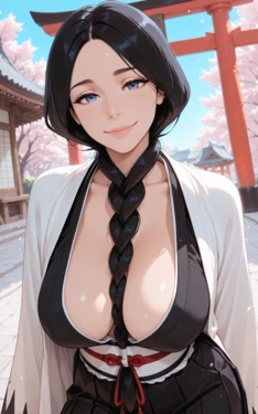 [DeeForge] Retsu Unohana - Shrine Visit [AI Generated]