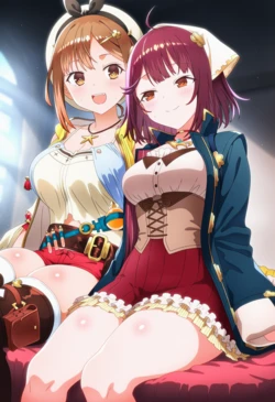 [Corudozera] [130pics] Reisalin Stout x Sophie Neuenmuller (ライザリン・シュタウトxソフィー・ノイエンミュラー) / Atelier Series (アトリエシリーズ) [AI Generated]
