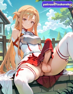 [TsukoNeko] Yuuki Asuna (Sword Art Online | SAO) [AI Generated] 作品封面