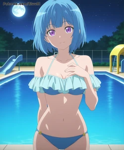 [Bluu AI] [Extra] Aoyuki | My Gift Lvl 9999 Unlimited Gacha  [AI Generated] 作品封面