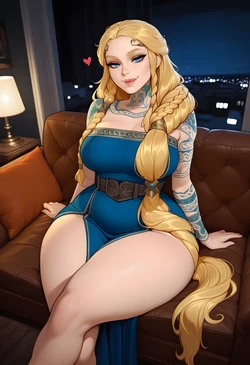 DreamcoreArt - Set - 1793 Sif BWC (Patreon) (AI Generated)