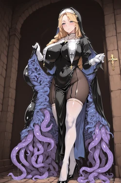 Muse Erotic Tentacles CGs - Rapunzel (NIKKE) Living Suit [AI Generated]
