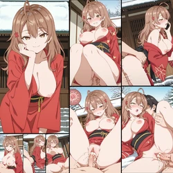 [wapai] Maria Mikhailovna (Yukata) マリヤ・ミハイロヴナ・九条 [AI Generated] 作品封面
