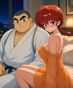 Ranma 1/2 - Ranma and Heita Genji [AI Generated]